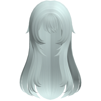 teal soft wispy long shoujo girl hair