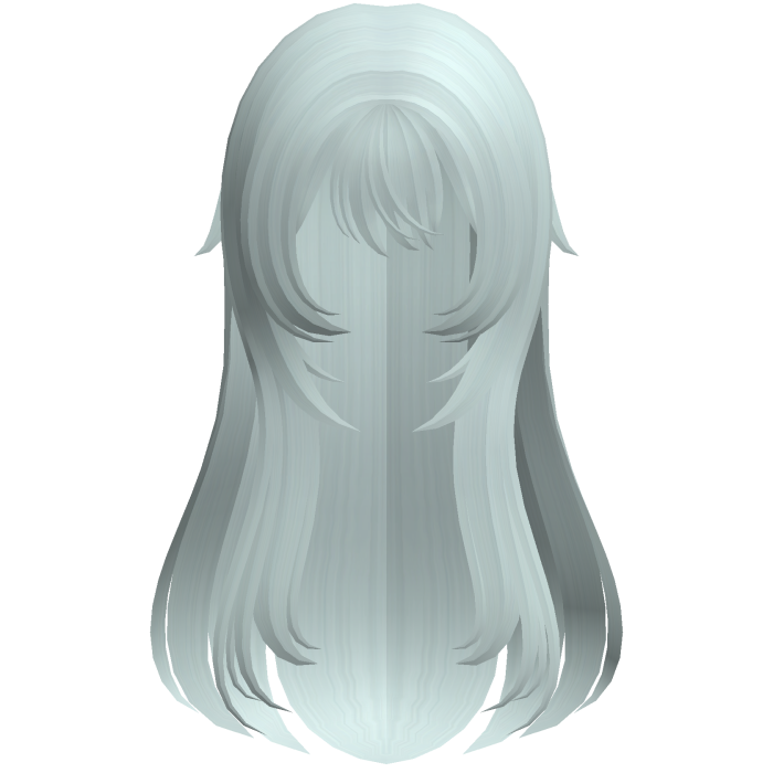 teal soft wispy long shoujo girl hair