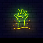 Survive to the zombies in Neon City