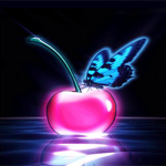 The butterflies cherrys