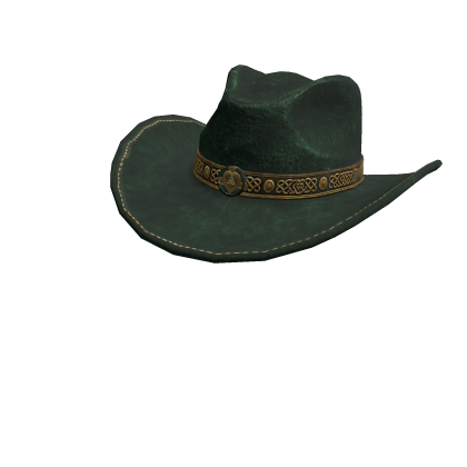 Celtic Green Cowboy Hat