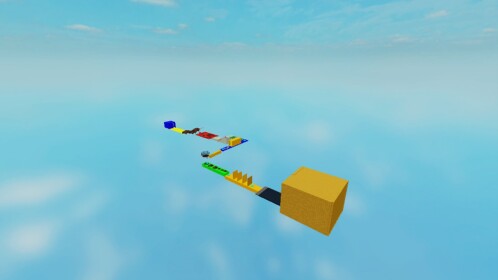 Mole Parkour Obby🐥🌈🎉