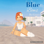 Blue bows