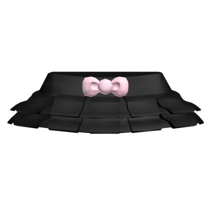 ♡ kawaii mini ruffle skirt black
