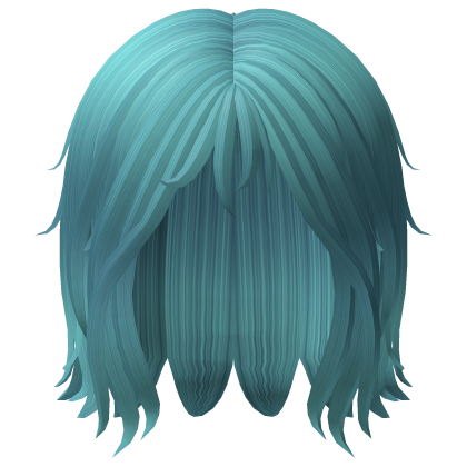 Cheap Blue Wolf Cut Hair Roblox item