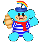 Croissant’s French Rainbow Monkey🥐🇫🇷🐵🌈