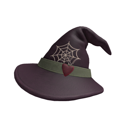 Purple Witch Hat Spider Web