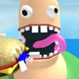 Obby escape Hungry man