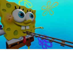 Cart Ride Into Spongebob!