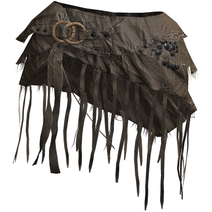 Distressed Archival Leather Dune Skirt 3.0 thumbnail