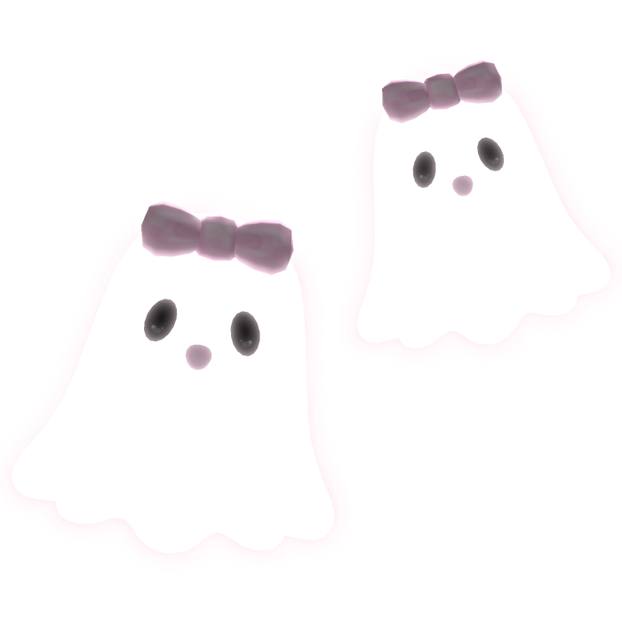 Glowing Cutsie Ghost Clip!