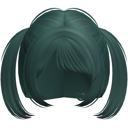 Cute Dolly Soft Pigtails (Teal) Roblox item