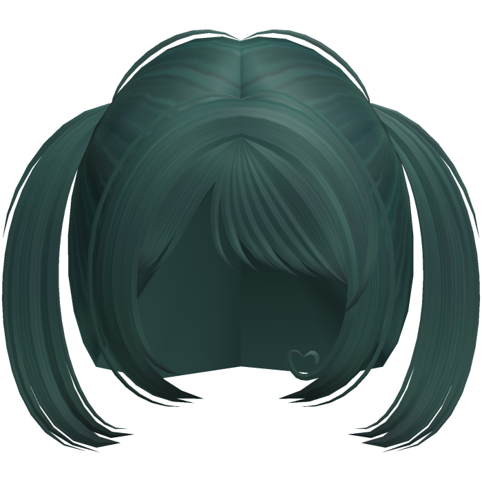 Cute Dolly Soft Pigtails (Teal)