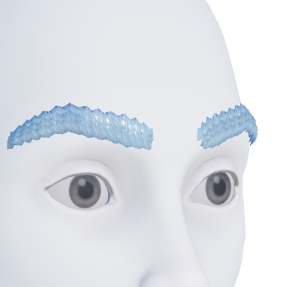 Light Blue Eyebrows