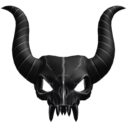 prismatic Black Recolor Ram Skull Helm Halloween