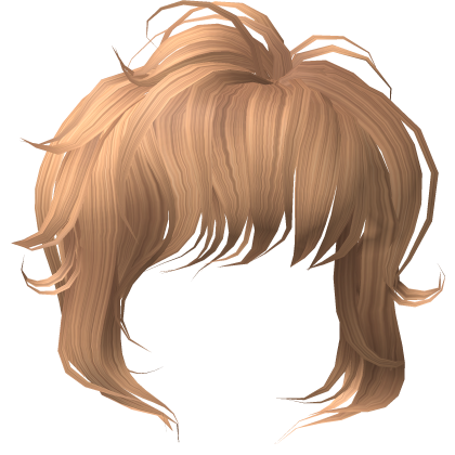 Blonde bangs