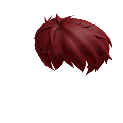 Anime Red Flow Hair Short	
