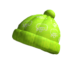 Neon Green Cozy Builder_Boy Designer Beanie