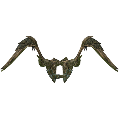 (Pt 1) Grassy White Icarus Wings Shell (Addon) Roblox item