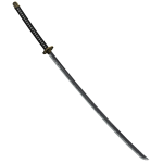 Black Tshoriamaki Katana Back