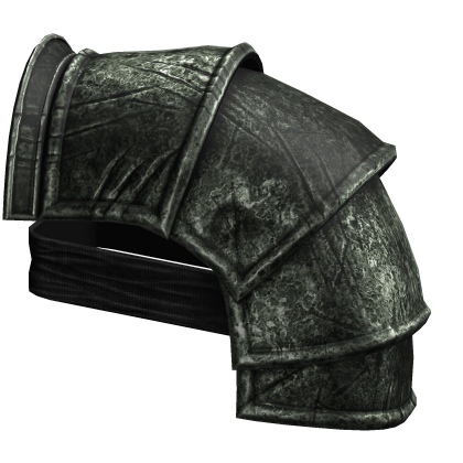 Green Medieval Knight Pauldron - Left