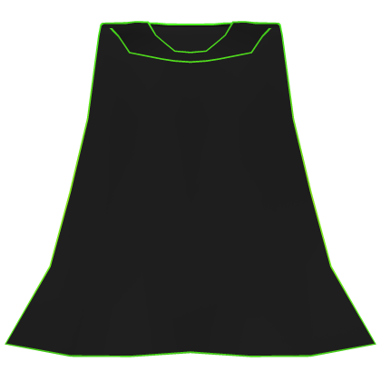 Cartoony Green Anime Cape Roblox item