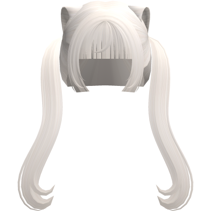 ` .  ♡ ‿‿‿ :  vanilla nekopara pigtails in blonde