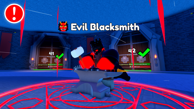 Evil Blacksmith Update