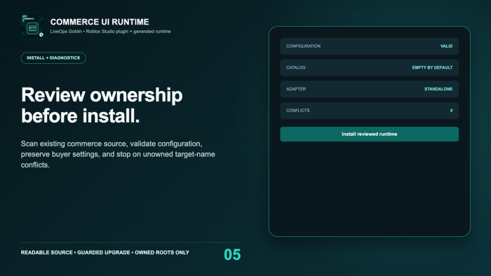LiveOps Goblin: Commerce UI Runtime preview 2