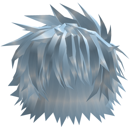 Blue Spiky Messy Scene Anime Emo Hair