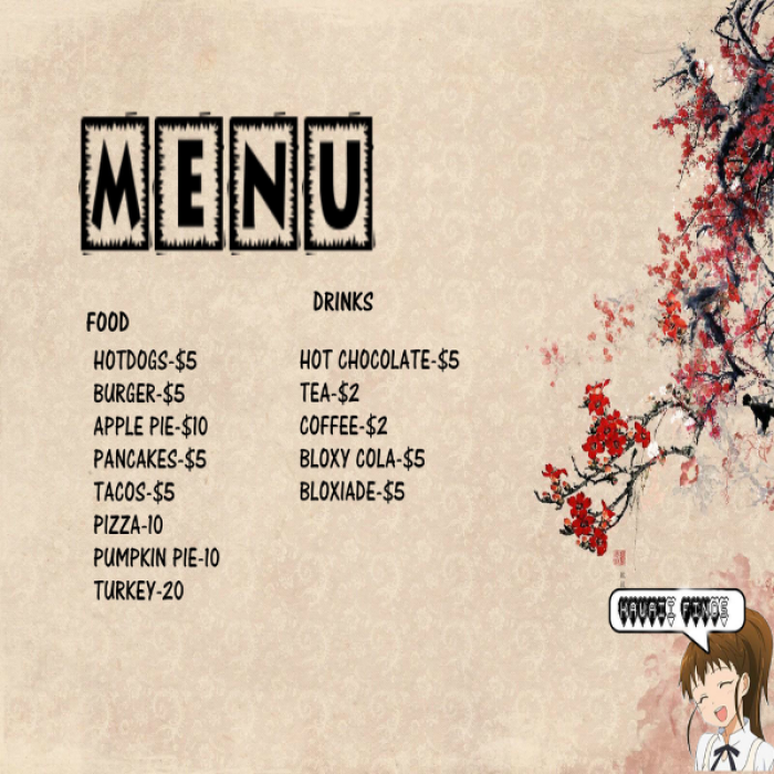  kawaii finds menu Roblox decal