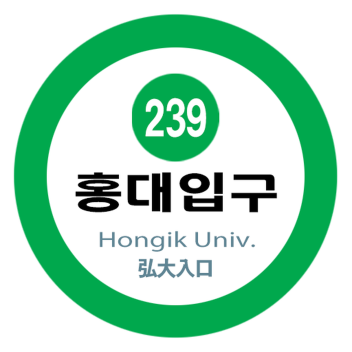 SEOUL SUBWAY Line 2 Hongik Univ. Station