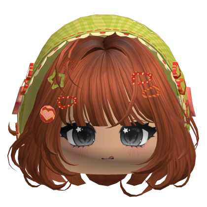Ginger Igari Bob w/ Cute Face & Igari Bonnet