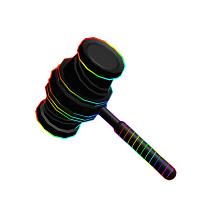 Giga Rainbow Cartoony Banhammer (back)