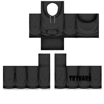 Y2k black hoodie shirt Roblox decal