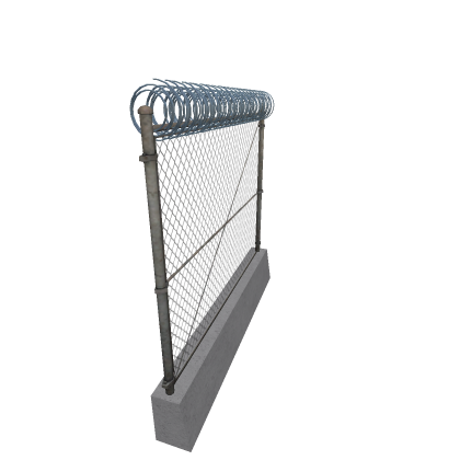 Updated Military base fence