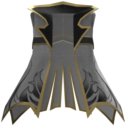Royal Knight Coat - White Black