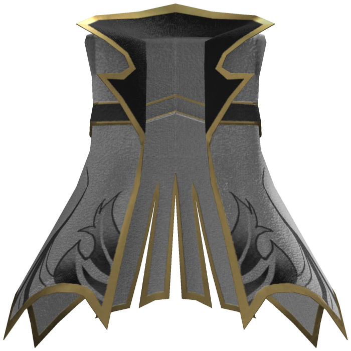 Royal Knight Coat - White Black