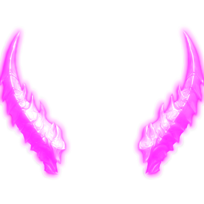 Glowing Pink Demon Horns (Emissive)