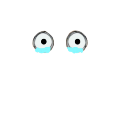 Scared Eyes w/ Tears Roblox decal
