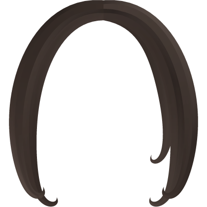 ♡ cute swoop curly front bangs in light brown Roblox item