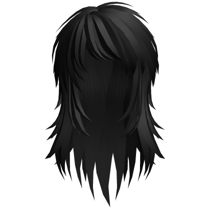 Layered Scene Queen Emo Hair (Black) Roblox item