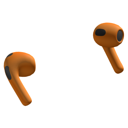 Orange Wireless Earbuds