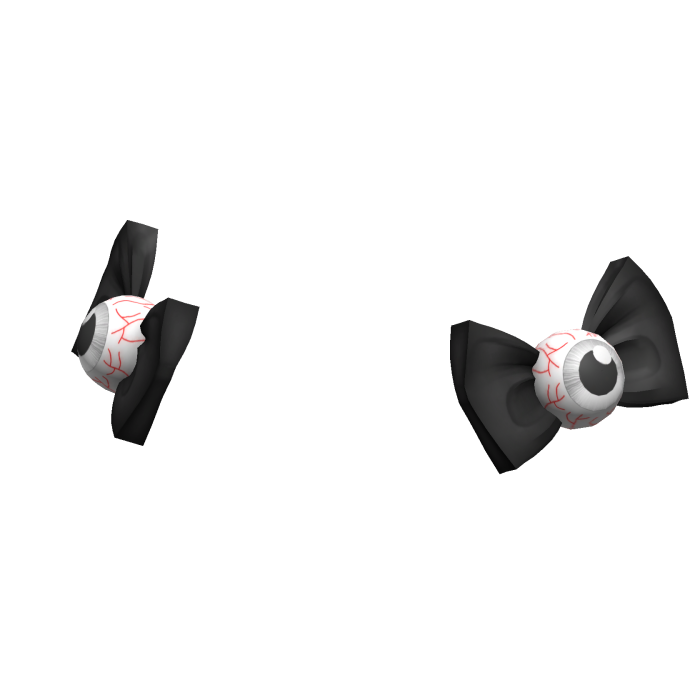 [NEW 🚨] Scary Eyeball Bang Bows in Black/White
