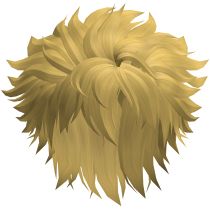 yellow messy hair 39. Roblox item