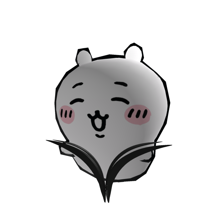 Cartoony Chiikawa Hair Hat - ゆるかわちいかわヘアハット