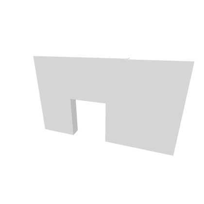 Wall with space for door