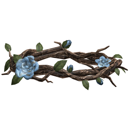 Rose Thorn Crown - Ice Blue Roblox item