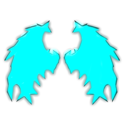 [EMISSIVE] Cyan Wings Roblox item