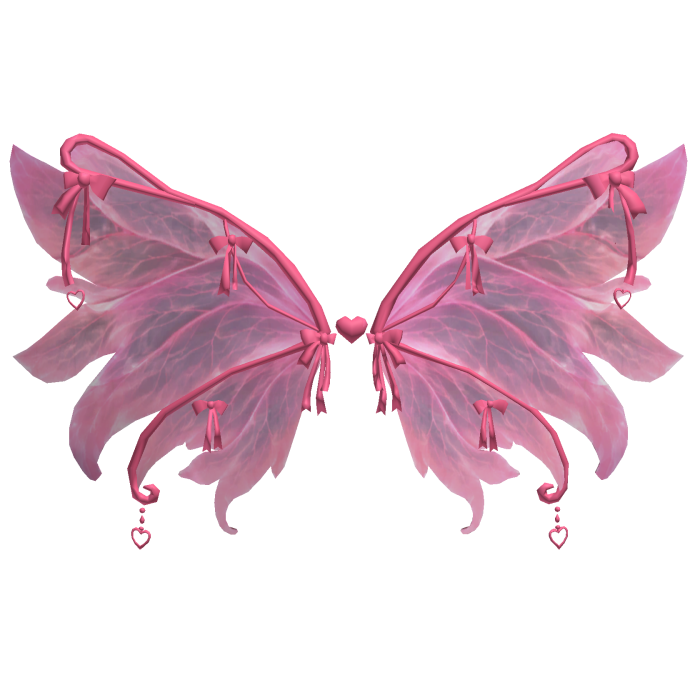 pink fairy wings